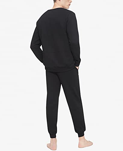 Calvin Klein Men's Gloss Crewneck Sweatshirt, Black, M