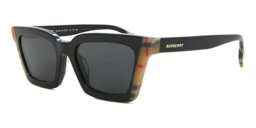BURBERRY BRIAR BE 4392U Black Vintage/Dark Grey 52/19/140 women Sunglasses