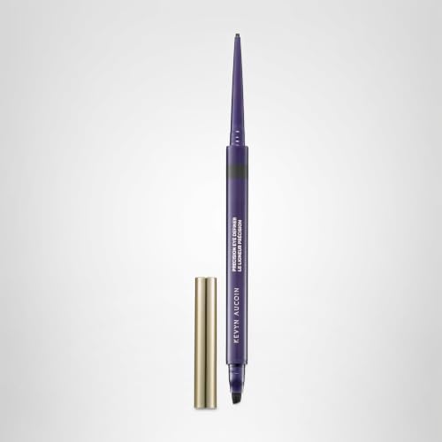 Kevyn Aucoin Precision Eye Definer + brush, black (kohl) color: Eyeliner pencil, self-sharpening, smudge-free. Easy precise application. 12-hour long-wearing. Define eyes for sharp and smooth lines