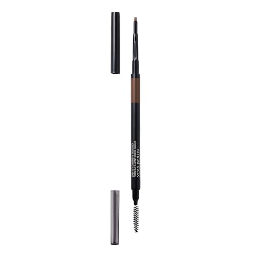 Smashbox Brow Tech Matte Eyebrow Pencil | Waterproof, Smudge Proof + Long Lasting Brow Pencil with Spoolie Brush, Brunette