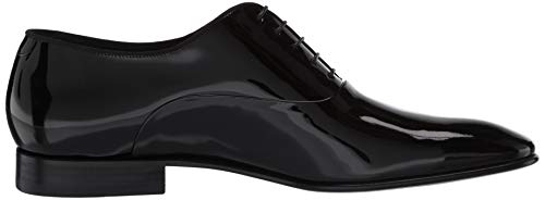 BOSS Hugo Evening Patent Leather Oxford Shoes Black