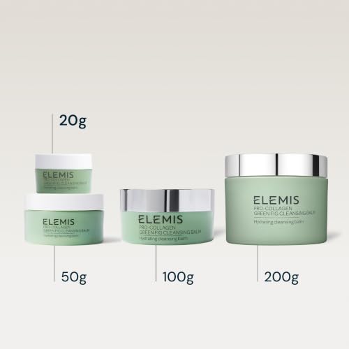 ELEMIS Pro-Collagen Green Fig Cleansing Balm, 3-in-1 Facial Cleanser, 100g