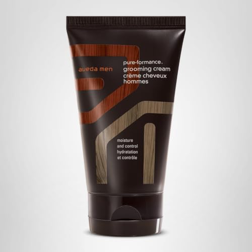 Aveda Men Pure-Formance Grooming Hair Cream | Medium Hold | Conditions, Controls, Adds Moisture and Shine, | 94% Naturally Derived, 4.2 Fl Oz
