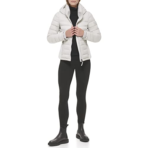 Calvin Klein womens Outerwear Jacket,GREY OWL,Large