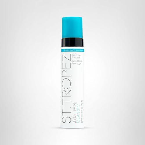 St.Tropez Classic Bronzing Self Tan Mousse for Streak-Free, Golden Tinted, Natural-Looking Tan, 8 Fl Oz
