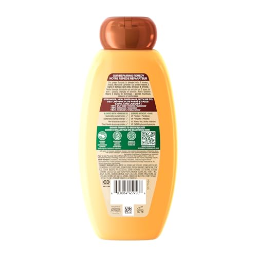 Garnier Whole Blends Repairing Shampoo Honey Treasures, For Damaged Hair, 22 Fl Oz (Pack of 1)