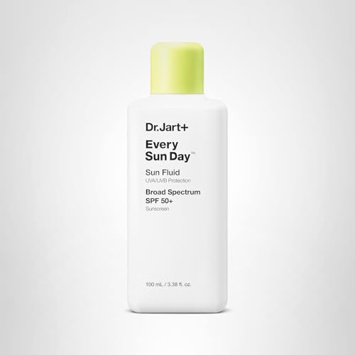 Dr.Jart+ Every Sun Day Sun Fluid Korean Sunscreen SPF 50+ for Face | Korean Skin Care, 3.38 Fl Oz