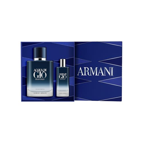 Armani Beauty Acqua di Giò Profondo Eau de Parfum - Travel Mens Cologne Set