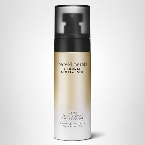 bareMinerals Original Mineral Veil Matte Setting Spray, 3.4 Fl Oz