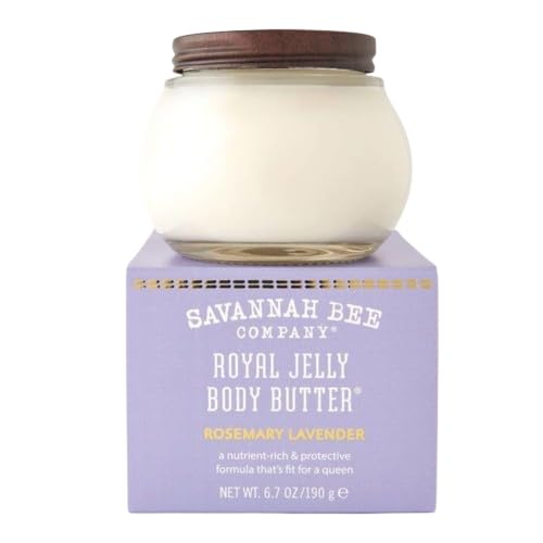 Savannah Bee Company Royal Jelly Body Butter, Rosemary Lavender, 6.7 oz
