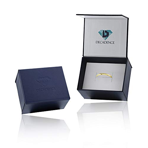 Decadence 14K Yellow Gold 2mm Polished Plain Wedding Band, Size 6.5