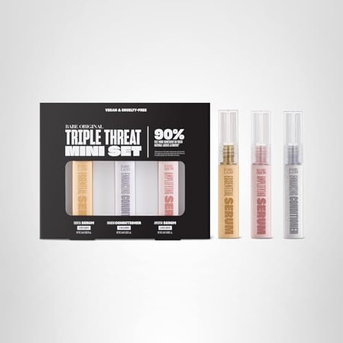 Babe Original Triple Threat Mini Set, Lash & Brow Serums, 3-Pack