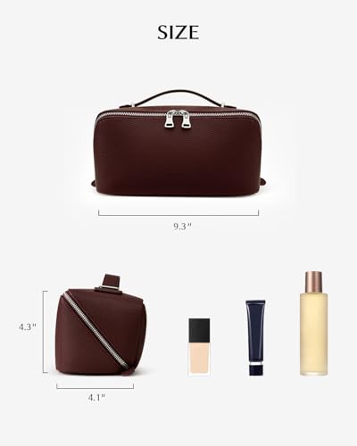 EACHY Travel Makeup Bag Organizer, Toiletry Bag for Women, Cosmetic Pouch