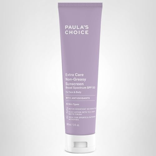 Paula's Choice Extra Care Oil-Free Face Sunscreen SPF 50, 5 Fl Oz