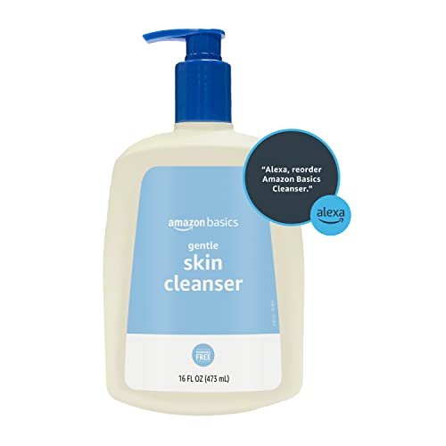 Amazon Basics Daily Facial Cleanser, Face Wash, Fragrance Free, For Gentle Skin, Unscented, 16 fl oz