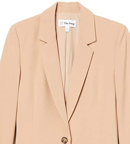 The Drop Women's Blake Long Blazer, Praline, Small