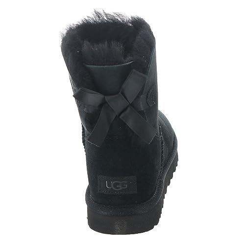UGG Women's Mini Bailey Bow Ii Boot, Black, 07
