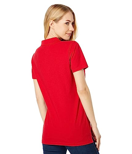 Tommy Hilfiger Solid Short Sleeve Polo Scarlet SM (US 4-6)