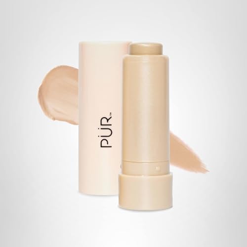 PÜR MINERALS Silky Tint Creamy Multitasking Highlighter Stick with Peptides, You Go Pearl - Highlighting Stick with Natural, Healthy-Looking Glow & Ultra-Creamy Finish - Professional Makeup
