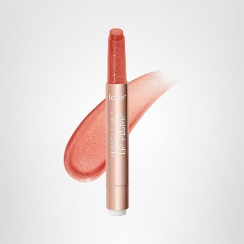 tarte maracuja juicy shimmer glass lip plump – Hydrating & Volumizing Lip Gloss Balm with Hyaluronic Acid & Vitamin E, Plumps & Moisturizes, Vegan & Cruelty-Free, full size, ruby