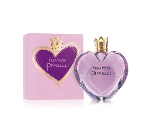 Vera Wang Princess Eau de Toilette for Women - Fruity Floral Scent - Sweet Notes of Vanilla, Water Lily, and Apricot - Feminine and Modern - 1.7 Fl Oz