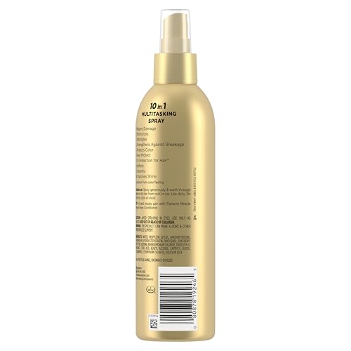 Pantene Miracle Rescue 10in1 Multitasking Spray - Heat Protection, Detangles, Repairs Damaged, Dry Hair, Improves Shine, Leave-In Conditioning Treatment with Keratin and Pro-Vitamin B5, 5.7 oz