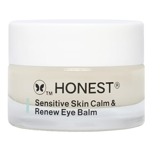 Honest Beauty Sensitive Skin Calm Renew Eye Balm, Vegan, Unscented, 0.5 oz