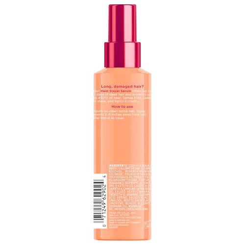 L'Oreal Paris Elvive Dream Lengths Heat Slayer Pre-Iron Spray Leave-In, 4.4 Ounce