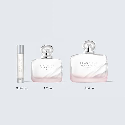 Estée Lauder Beautiful Magnolia L'Eau Eau de Toilette Spray with Notes of Lavender, Magnolia, Rose & Amber | Perfumes for Women, Travel Spray, 0.34 Fl Oz