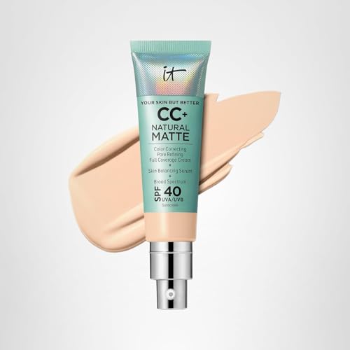 IT Cosmetics CC+ Cream Natural Matte Foundation SPF 40 - Fair (W)