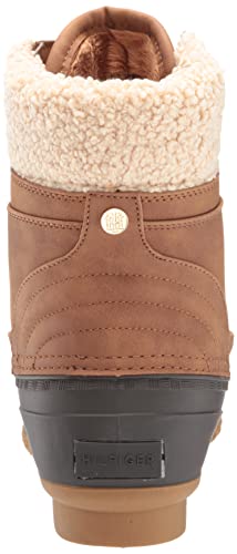 Tommy Hilfiger Women's Rainah Snow Boot, Brown, 8