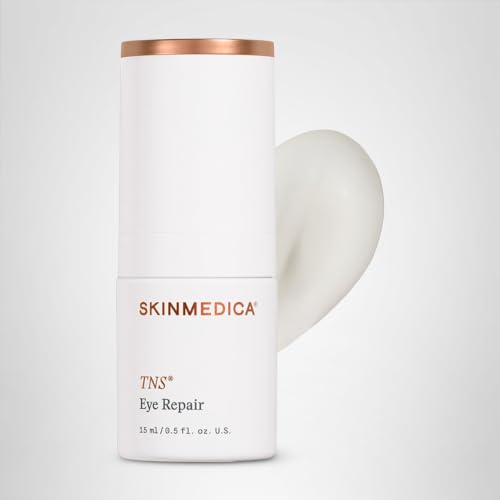 SkinMedica TNS Eye Repair - Hydrating Under Eye Moisturizer - Helps Improve the Look of Dark Circles & Wrinkles - Peptide & Vitamin-Infused Formula for Smoother, Radiant Look (0.5 Oz)