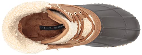 Tommy Hilfiger Women's Rainah Snow Boot, Brown, 8