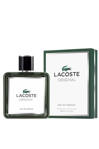 Lacoste - Original Eau de Parfum - Men's Fragrance - Fougere Woody Ambery - With notes of Pink Pepper, Lavender, and Sandalwood - 3.3 Fl Oz