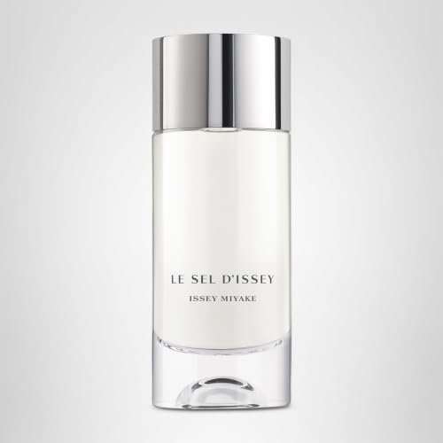 Issey Miyake Le Sel d'Issey Eau de Toilette - Fresh Woody Marine Fragrance for Men - With Salt Accord, Marine Seaweed, Ginger & Cedarwood - 3.3 oz - Refillable