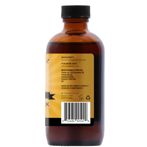 Sunny Isle Jamaican Black Castor Oil 4oz, Original, Authentic