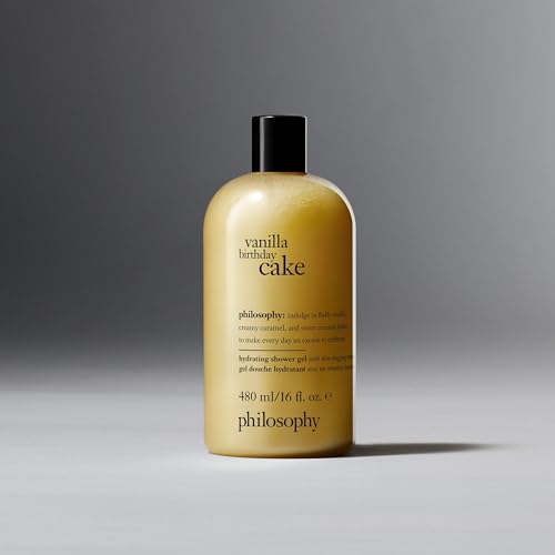 philosophy hydrating shower gel vanilla birthday cake