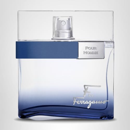 FERRAGAMO F by Ferragamo Free Time Eau de Toilette Pour Homme, Cologne Spray for Men, 3.4 Fl. Oz.