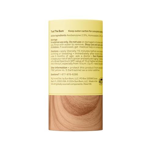 Sun Bum Original SPF 40 Face and Body Sunscreen Stick - Travel Size, 0.7 oz
