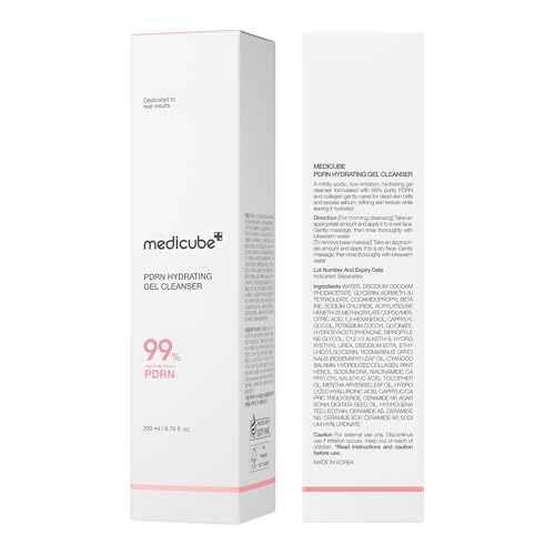 medicube PDRN Jelly to Foam Cleanser - Gentle Low pH Hydrating Cleanser