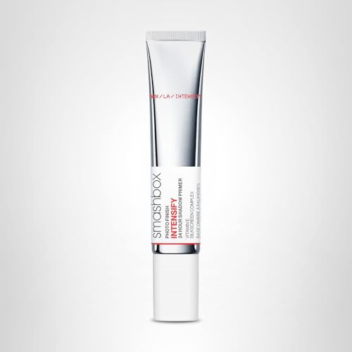 Smashbox Photo Finish Intensify 24 Hour Eyeshadow Primer | Long-Lasting Eye Makeup Base with Vitamin E | Crease, Fade & Smudge-Resistant Wear | 0.34 Fl Oz