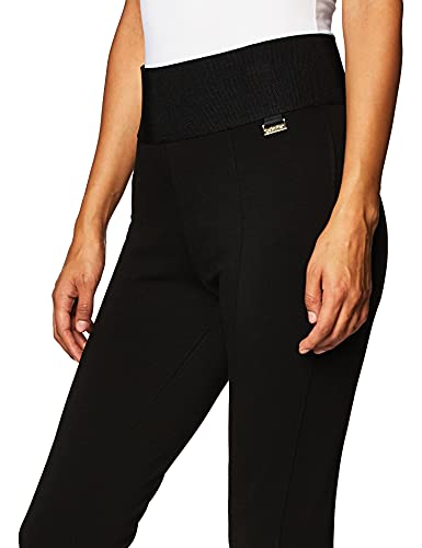 Calvin Klein Women's Modern Essential Power Stretch Legging with Waistband, Black, Medium