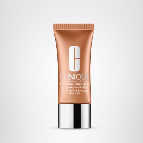 Clinique Sun-Kissed Face Gelee Complexion Multitasker Bronzing Drops | Skin Tint & Liquid Bronzer, 1 Fl Oz