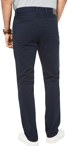 Michael Kors Men's Parker 5 Pocket Stretch Pant, Midnight, 33/30