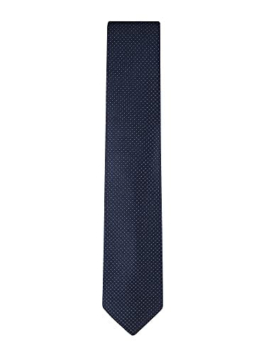 Calvin Klein Men's Steel Micro Solid A Tie, Navy, Regular