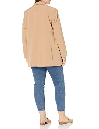 The Drop Women's Blake Long Blazer, Praline, Small