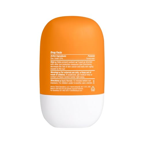 Thinkdaily Everyday Sun Serum SPF 30, Mineral Sunscreen for Face, 1 Fl Oz