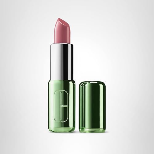 Clinique Pop Longwear Lipstick | Long Lasting, Satin, Matte + Shine, Blush Pop, 1 Count