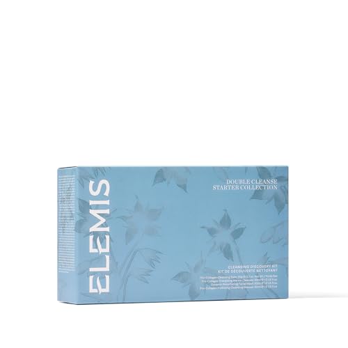 ELEMIS Double Cleanse Starter Collection – 4-Piece Skincare Set for Customized Cleansing – Includes Cleansing Balm, Mousse, Resurfacing Wash & Marine Cleanser – Discovery Set for All Skin Types