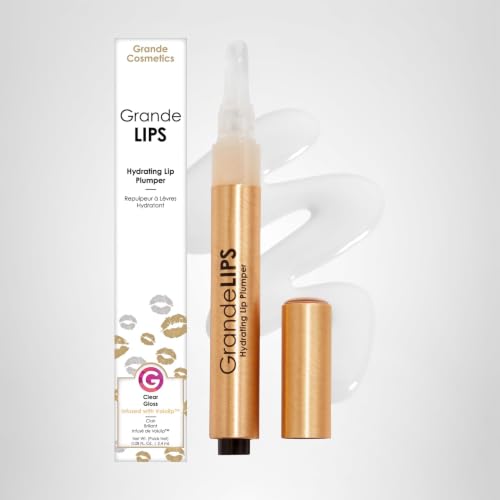 Grande Cosmetics GrandeLIPS Hydrating Lip Plumper Gloss, Clear